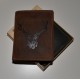 1701 RS Kožená pánská peněženka s ražbou jelena