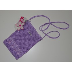 55105-1800 Háčkovaná kabelka s textilní podšívkou