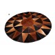 6156-84 Dekorace hovězí koberec kruhový