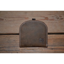 1061-25 Dámská kožená peněženka s rámečkem Landleder