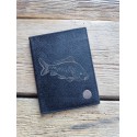 4022/K Kožené pouzdro na doklady s ozdobou